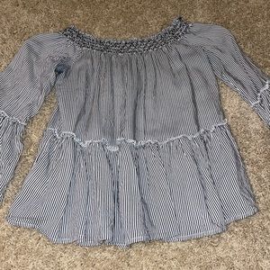 american eagle off the shoulder top